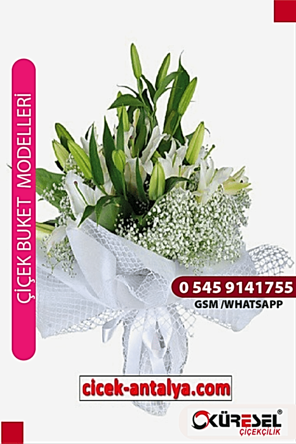 BAHAR KOKUSU LİLYUM BUKETİ BK01 Çiçek Buketi