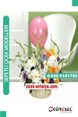 EVİMİZE HOŞGELDİN BEBEĞİMİZ ÜRÜN KODU SPA22 Çiçek Sepet Aranjman